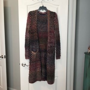 Knit long sweater